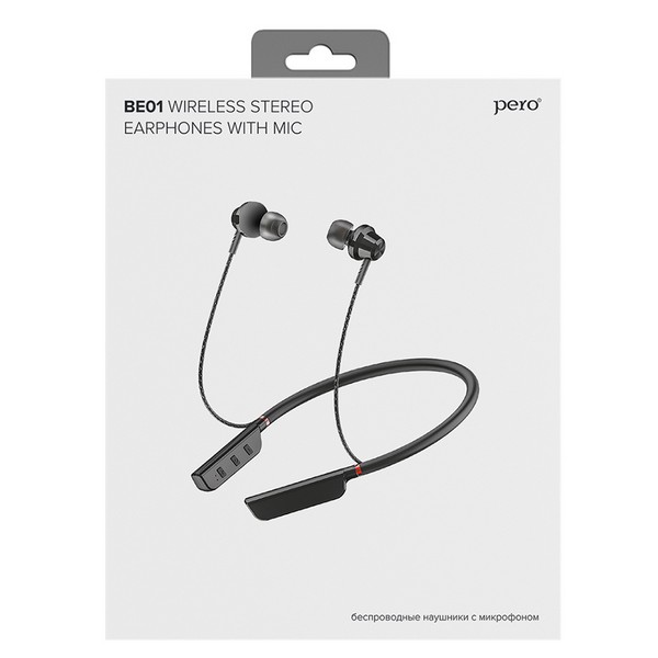 Bluetooth-гарнитура PERO BE01 Bluetooth черный