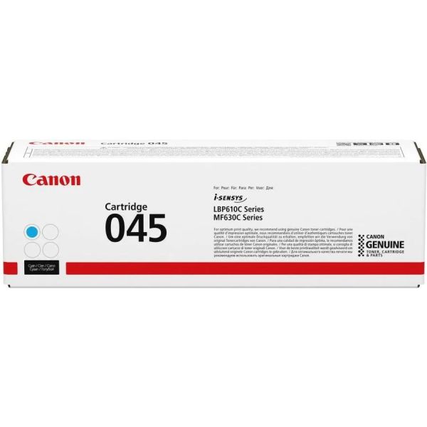 Картридж для принтера и МФУ Canon 045C голубой, [1241c002]